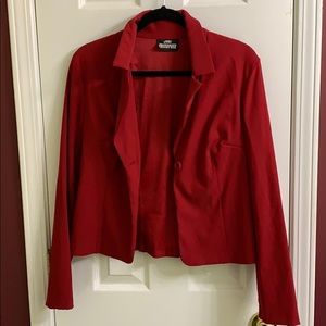 Red stylish blazer
